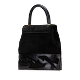 サルヴァトーレフェラガモ ハンドバッグ AN21 1726 ブラック スウェード レディース Salvatore Ferragamo 【中古】